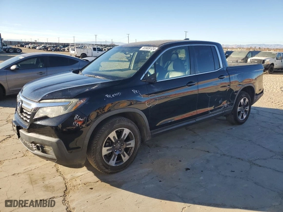 2019 Honda Ridgeline RTL with VIN 5FPYK2F55KB000356, listed as a Copart auction lot 83909124 with 89,763 mi miles and Salvage Title. Bid and sale history available at carsss.com. Image 1.
