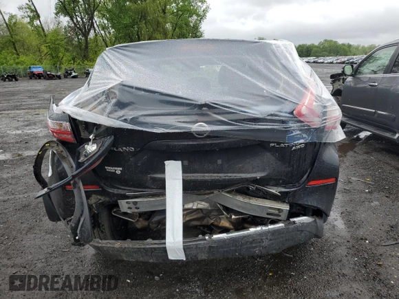 2015 Nissan Murano SL with VIN 5N1AZ2MH4FN282852, listed as a Copart auction lot 57940755 with 127,582 mi miles and Salvage title. Bid and sale history available at DreamBid. Image 6.