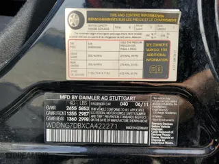2012 Mercedes-Benz S-Class S 550 with VIN WDDNG7DBXCA422271, listed as a Copart auction lot 47026605 with 92,190 mi miles and Salvage Title. Bid and sale history available at carsss.com. Image 14.