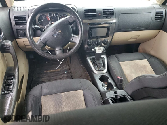 2007 Hummer H3 SUV with VIN 5GTDN13E978167512, listed as a Copart auction lot 79580574 with 186,030 mi miles and Salvage Title. Bid and sale history available at carsss.com. Image 8.
