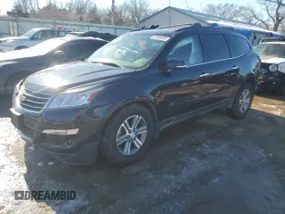 2016 Chevrolet Traverse LT with VIN 1GNKRGKD3GJ240629, listed as a Copart auction lot 87856635 with 129,550 mi miles and Salvage title. Bid and sale history available at DreamBid. Image 1.