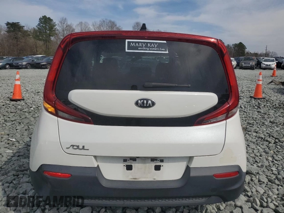 2020 Kia Soul S with VIN KNDJ23AUXL7035741, listed as a Copart auction lot 48952245 with 80,504 mi miles and Salvage Title. Bid and sale history available at DreamBid. Image 6.