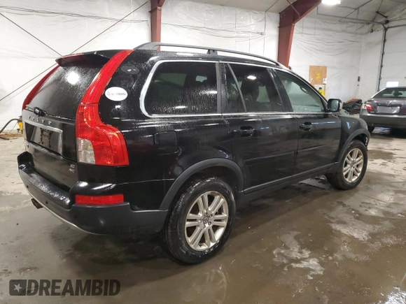 2009 Volvo XC90 I6 with VIN YV4CZ982491504097, listed as a Copart auction lot 46573165 with 235,955 mi miles and Salvage Title. Bid and sale history available at carsss.com. Image 3.
