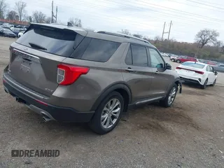 2021 Ford Explorer Limited with VIN 1FMSK8FH0MGA11135, listed as a IAAI auction lot 41912169 with 10,260 mi miles. Bid and sale history available at carsss.com. Image 4.