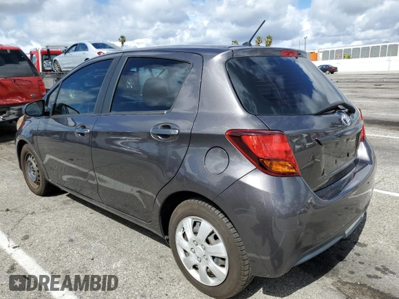 2015 Toyota Yaris L with VIN VNKKTUD30FA031562, listed as a Copart auction lot 48638165 with 84,919 mi miles and Clean Title. Bid and sale history available at DreamBid. Image 2.