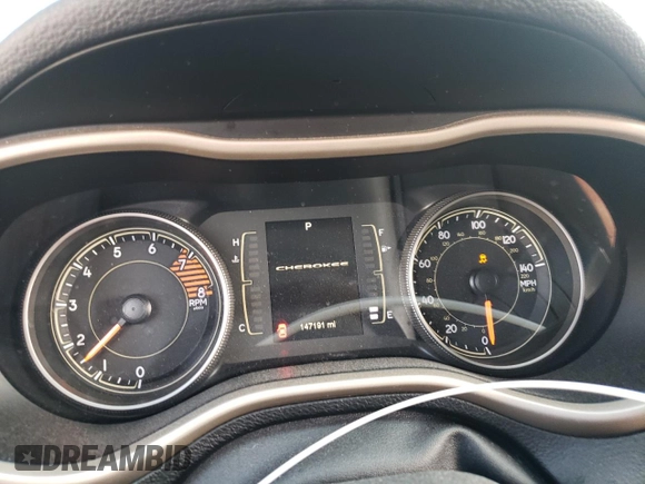 2016 Jeep Cherokee Latitude with VIN 1C4PJLCS7GW135851, listed as a Copart auction lot 64583265 with 147,191 mi miles and Salvage title. Bid and sale history available at DreamBid. Image 9.