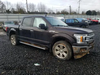 2018 Ford F-150 XL with VIN 1FTEW1EP5JFA02664, listed as a Copart auction lot 45900715 with 105,838 mi miles and Salvage Title. Bid and sale history available at carsss.com. Image 4.