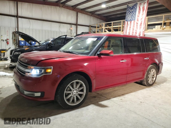 2018 Ford Flex Limited with VIN 2FMGK5D84JBA07194, listed as a Copart auction lot 85785504 with 88,763 mi miles and Salvage Title. Bid and sale history available at carsss.com. Image 1.