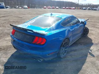 2021 Ford Mustang Mach 1 with VIN 1FA6P8R05M5554964, listed as a IAAI auction lot 41694871 with 38,788 mi miles. Bid and sale history available at carsss.com. Image 4.