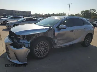 2023 Lexus RX with VIN 2T2BBMCA6PC016763, listed as a Copart auction lot 61990174 with 5,247 mi miles and Salvage Title. Bid and sale history available at carsss.com. Image 1.