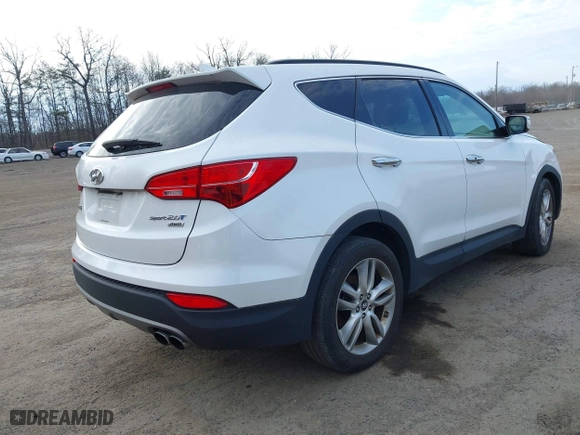2013 Hyundai Santa Fe 2.0T Sport with VIN 5XYZUDLA8DG013103, listed as a IAAI auction lot 41916256 with 146,427 mi miles. Bid and sale history available at carsss.com. Image 4.