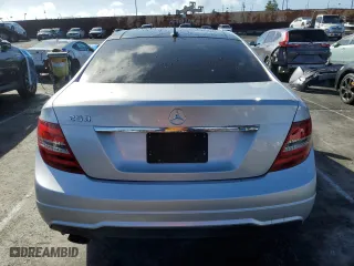 2012 Mercedes-Benz C-Class C 250 with VIN WDDGJ4HB7CF755503, listed as a Copart auction lot 45389505 with 97,380 mi miles and Salvage Title. Bid and sale history available at carsss.com. Image 6.