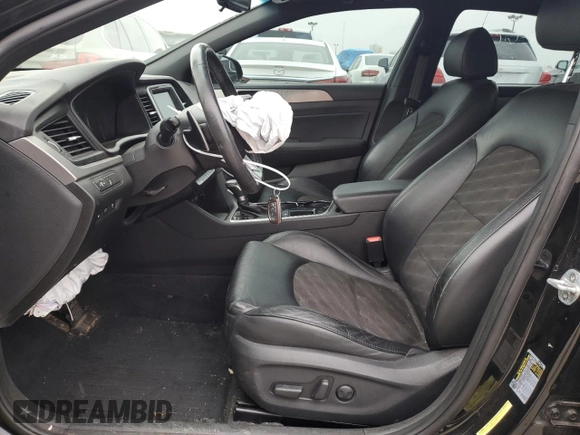2018 Hyundai Sonata Sport Plus with VIN 5NPE34AF0JH726033, listed as a Copart auction lot 80530094 with 59,640 mi miles and Non Repairable. Bid and sale history available at DreamBid. Image 7.