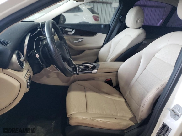 2015 Mercedes-Benz C-Class C 300 with VIN 55SWF4JB6FU082258, listed as a Copart auction lot 83518404 with 122,865 mi miles and Salvage Title. Bid and sale history available at carsss.com. Image 7.
