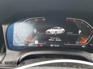 2023 BMW 4 Series 430i with VIN WBA53AP00PCL74865, listed as a Copart auction lot 89057895 with 9,000 mi miles and Salvage title. Bid and sale history available at DreamBid. Image 9.