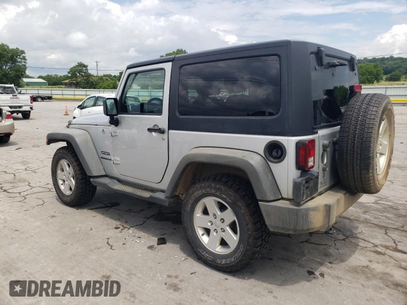 2012 Jeep Wrangler Sport z VIN 1C4AJWAG4CL185009, wystawiony jako Copart lot #61203395 z przebiegiem 93 534 mil mil oraz Szkoda całkowita • Salvage title. Historia ofert i sprzedaży dostępna na DreamBid. Obrazek 2.