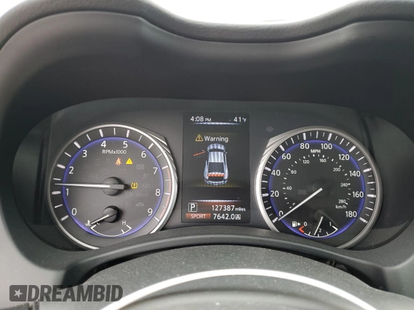 2018 Infiniti Q60 RED SPORT 400 with VIN JN1FV7EL9JM630331, listed as a Copart auction lot 50754875 with 127,387 mi miles and Salvage Title. Bid and sale history available at carsss.com. Image 9.