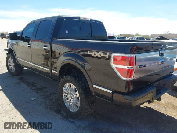 2013 Ford F-150 XL with VIN 1FTFW1ET8DFA54036, listed as a IAAI auction lot 41862315 with 163,762 mi miles and . Bid and sale history available at DreamBid. Image 3.