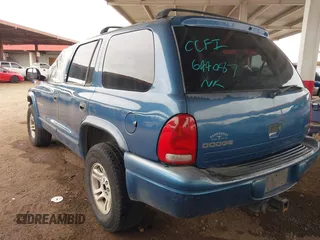 2001 Dodge Durango with VIN 1B4HS28N61F644087, listed as a IAAI auction lot 40508226 with 203,638 mi miles and . Bid and sale history available at carsss.com. Image 3.