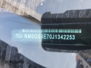 2018 Ford Transit Connect XL with VIN NM0GS9E70J1342253, listed as a Copart auction lot 77950224 with 42,649 mi miles and Salvage title. Bid and sale history available at DreamBid. Image 14.