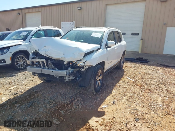 2017 Jeep Compass High Altitude with VIN 1C4NJDEB2HD100626, listed as a IAAI auction lot 41823817 with 90,138 mi miles. Bid and sale history available at carsss.com. Image 2.