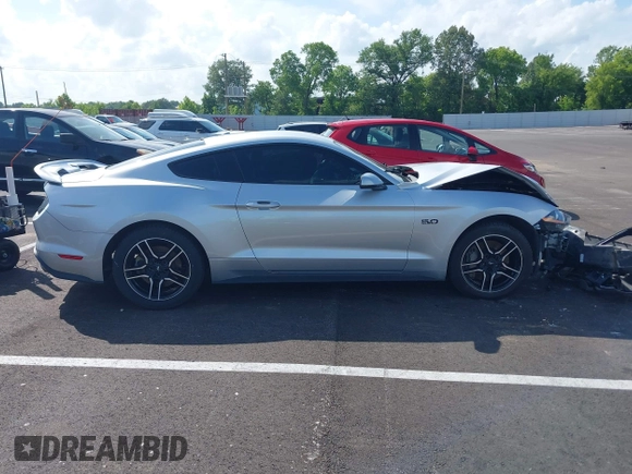 2019 Ford Mustang GT with VIN 1FA6P8CFXK5151458, listed as a IAAI auction lot 42516539 with 114,048 mi miles and . Bid and sale history available at DreamBid. Image 13.