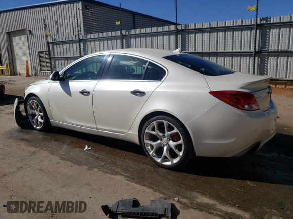 2013 Buick Regal GS with VIN 2G4GV5GV8D9236367, listed as a Copart auction lot 46935555 with 131,863 mi miles and Salvage Title. Bid and sale history available at carsss.com. Image 2.