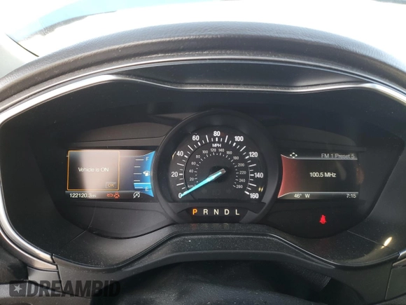 2020 Ford Fusion SEL with VIN 3FA6P0CD6LR131061, listed as a Copart auction lot 53372315 with 122,120 mi miles and Salvage title. Bid and sale history available at DreamBid. Image 9.