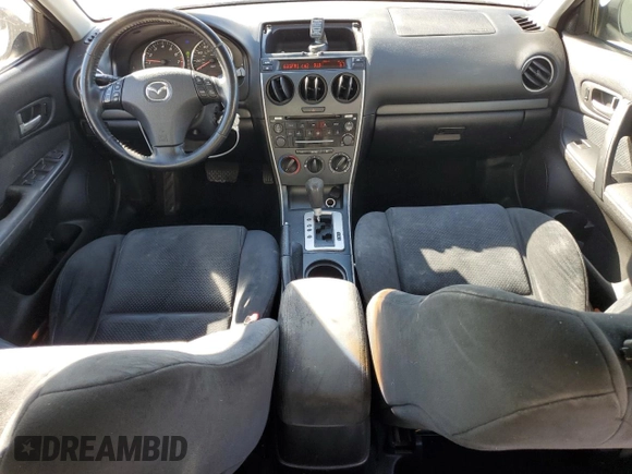 2007 Mazda 6 i Touring with VIN 1YVHP80C375M24948, listed as a Copart auction lot 89311445 with 91,227 mi miles and Salvage Title. Bid and sale history available at DreamBid. Image 8.