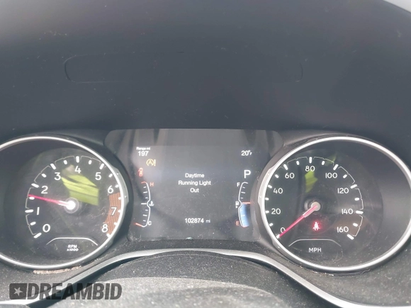 2018 Jeep Compass Altitude with VIN 3C4NJDBB8JT142514, listed as a IAAI auction lot 41528444 with 102,874 mi miles and . Bid and sale history available at carsss.com. Image 7.