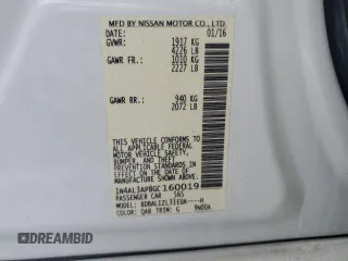 2016 Nissan Altima SL with VIN 1N4AL3AP8GC160019, listed as a Copart auction lot 44750575 with 115,303 mi miles and Salvage Title. Bid and sale history available at carsss.com. Image 12.