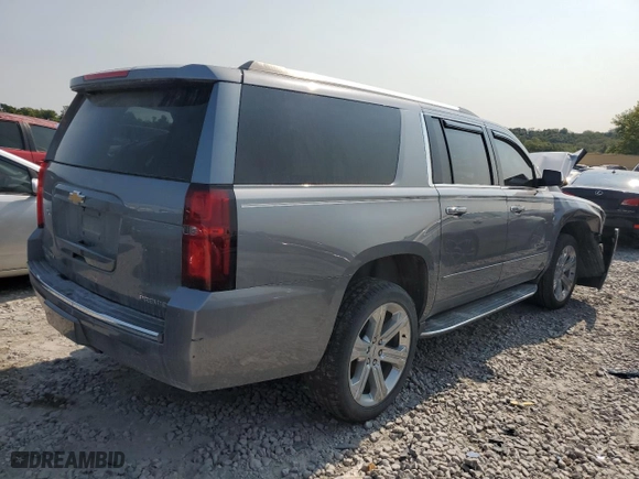 2020 Chevrolet Suburban Premier with VIN 1GNSKJKCXLR140158, listed as a Copart auction lot 69436314 with 52,922 mi miles and Salvage Title. Bid and sale history available at carsss.com. Image 3.