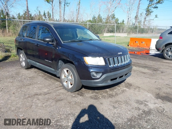 2011 Jeep Compass with VIN 1J4NT1FA4BD208116, listed as a IAAI auction lot 41604552 with 179,633 mi miles. Bid and sale history available at carsss.com. Image 1.