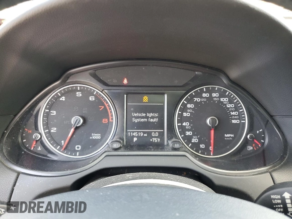 2016 Audi Q5 Premium with VIN WA1C2AFP2GA065903, listed as a Copart auction lot 55663705 with 114,519 mi miles and Salvage title. Bid and sale history available at DreamBid. Image 9.