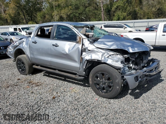 2023 Ford Ranger XL with VIN 1FTER4EH3PLE30437, listed as a Copart auction lot 45945975 with 21,535 mi miles and Salvage title. Bid and sale history available at DreamBid. Image 4.