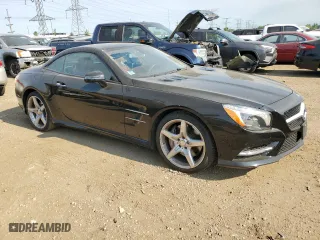 2014 Mercedes-Benz SL-Class SL 550 with VIN WDDJK7DAXEF028201, listed as a Copart auction lot 64588264 with 17,206 mi miles and Salvage Title. Bid and sale history available at carsss.com. Image 4.