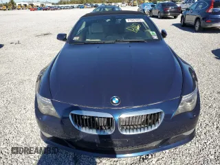 2010 BMW 6 Series 650i with VIN WBAEB5C55AC224754, listed as a Copart auction lot 41607805 with 0 mi miles and Clean Title. Bid and sale history available at carsss.com. Image 5.
