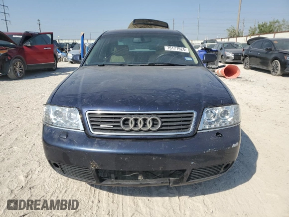 1998 Audi A6 with VIN WAUBA24B6WN084329, listed as a Copart auction lot 75177524 with 209,100 mi miles and Salvage Title. Bid and sale history available at carsss.com. Image 5.