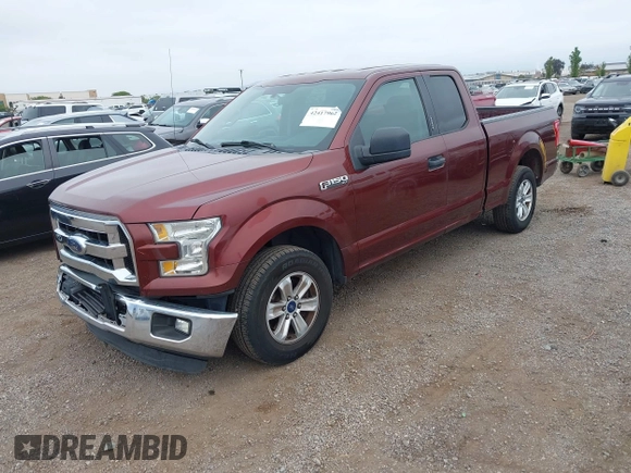2015 Ford F-150 XL with VIN 1FTEX1C80FKD97683, listed as a IAAI auction lot 42417962 with 102,368 mi miles and . Bid and sale history available at DreamBid. Image 2.