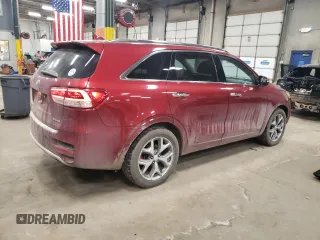 2018 Kia Sorento SX with VIN 5XYPKDA50JG418712, listed as a Copart auction lot 89107215 with 95,488 mi miles and Salvage Title. Bid and sale history available at carsss.com. Image 3.