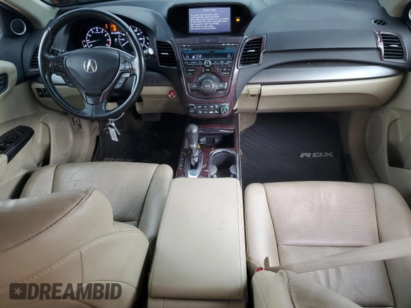 2015 Acura RDX Tech with VIN 5J8TB4H50FL024581, listed as a Copart auction lot 64684374 with 80,280 mi miles and Salvage Title. Bid and sale history available at carsss.com. Image 8.