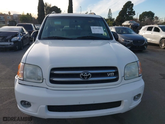2002 Toyota Sequoia Limited with VIN 5TDZT38A72S112419, listed as a IAAI auction lot 41397980 with 115,947 mi miles. Bid and sale history available at carsss.com. Image 13.