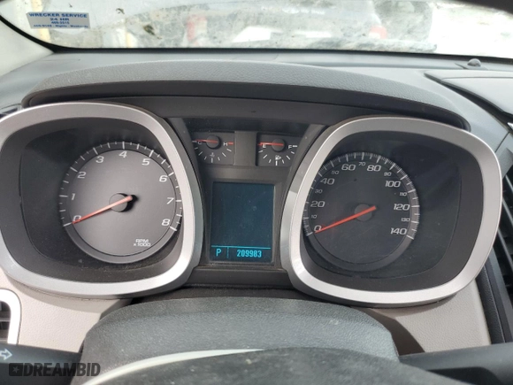2010 Chevrolet Equinox LS with VIN 2CNALBEW5A6207752, listed as a Copart auction lot 49602124 with 209,983 mi miles and Salvage Title. Bid and sale history available at carsss.com. Image 9.