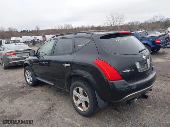 2005 Nissan Murano SL with VIN JN8AZ08W75W427381, listed as a IAAI auction lot 41490140 with 1 mi miles. Bid and sale history available at carsss.com. Image 3.