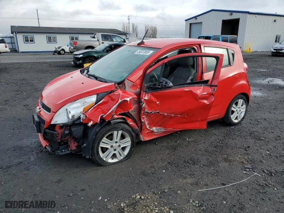 2014 Chevrolet Spark LT with VIN KL8CD6S90EC546795, listed as a Copart auction lot 49337805 with 93,597 mi miles and Salvage Title. Bid and sale history available at carsss.com. Image 1.