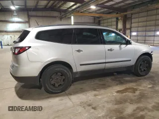 2017 Chevrolet Traverse LS with VIN 1GNKRFED4HJ165608, listed as a Copart auction lot 57944705 with 222,578 mi miles and Salvage title. Bid and sale history available at DreamBid. Image 3.