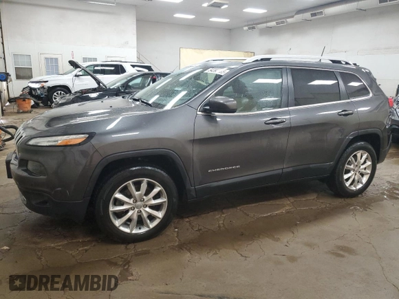 2016 Jeep Cherokee Limited z VIN 1C4PJMDS4GW202068, wystawiony jako Copart lot #54392365 z przebiegiem 109 897 mil mil oraz Czysty tytuł • Clean title. Historia ofert i sprzedaży dostępna na DreamBid. Obrazek 1.