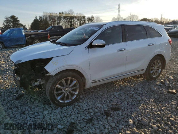2016 Kia Sorento SXL with VIN 5XYPKDA57GG150301, listed as a Copart auction lot 43777345 with 82,593 mi miles and Salvage title. Bid and sale history available at DreamBid. Image 1.