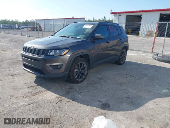 2021 Jeep Compass 80th Anniversary with VIN 3C4NJCEB4MT564077, listed as a IAAI auction lot 42323844 with 44,241 mi miles and . Bid and sale history available at DreamBid. Image 18.