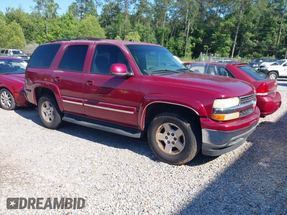 2005 Chevrolet Tahoe Z71 with VIN 1GNEC13T45R110181, listed as a IAAI auction lot 42197403 with 280,607 mi miles and . Bid and sale history available at DreamBid. Image 1.
